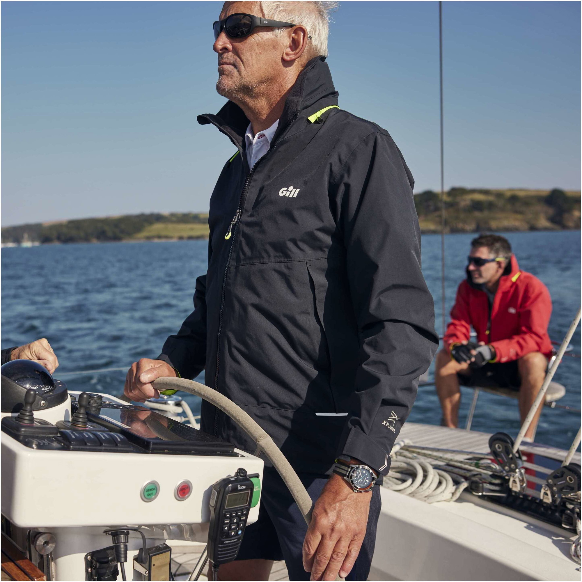 2026 Gill Mens OS3 Coastal Sailing Jacket OS33J - Black